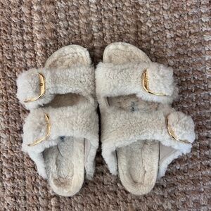 Birkenstock Arizona Big Buckle Teddy Sandals